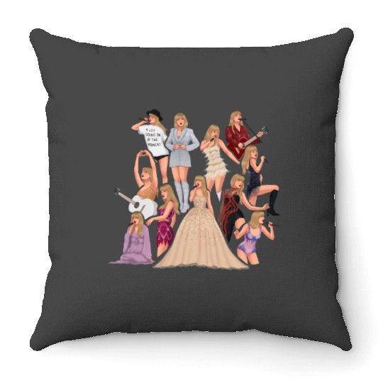 Discover taylosr eras tour outfits s Active Throw Pillows