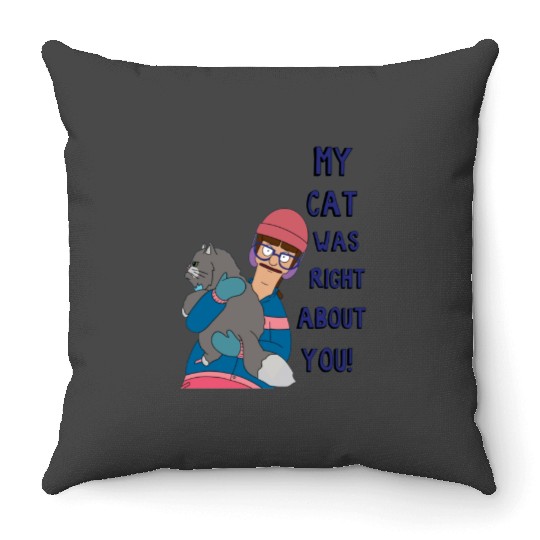 Gayle Bobs Burgers t design Throw Pillows