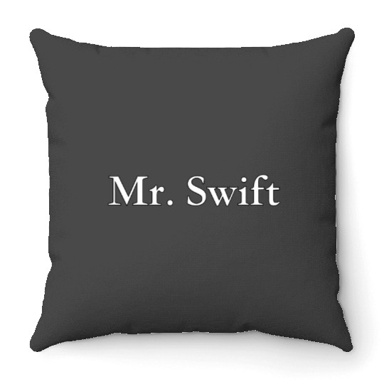 Travis Kelce - Mr. taylorr Swift! Throw Pillows