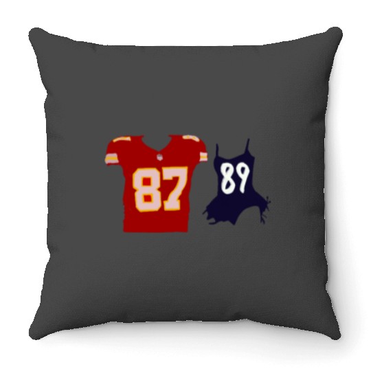 I’ll be 87 you’ll be 89 Taylorr swift Travis kelce (3) Throw Pillows