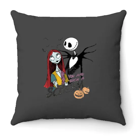 disneys The Nightmare Before Christmas Jack Sally Scream Raglan Throw Pillows
