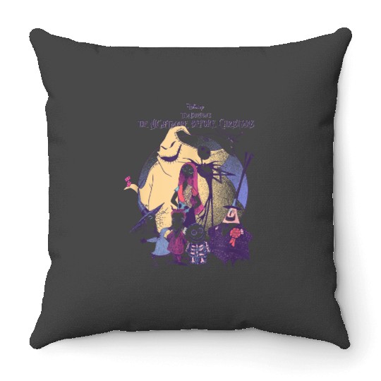 disneys The Nightmare Before Christmas Troublemakers Group Throw Pillows