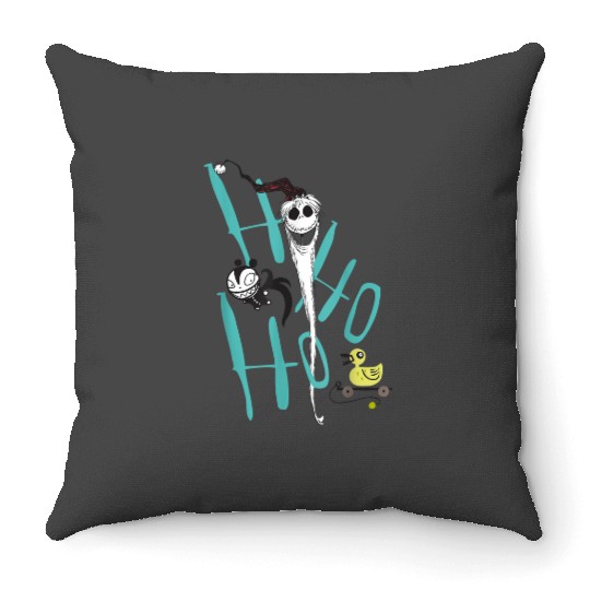 disneys Nightmare Before Christmas Jack Zombie Duck Throw Pillows