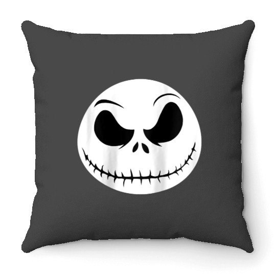 disneys The Nightmare Before Christmas Jack Big Face Raglan Throw Pillows