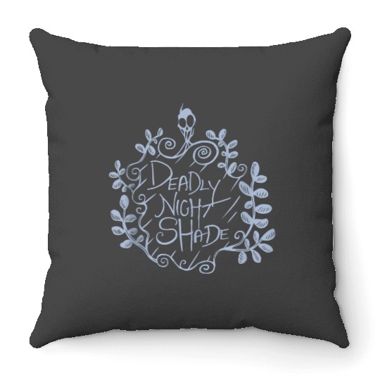 disneys The Nightmare Before Christmas Deadly Night Shade Throw Pillows