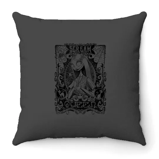 disneys The Nightmare Before Christmas Sally Scream Queen Throw Pillows