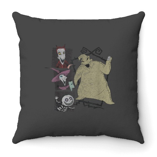 disneys Nightmare Before Christmas Oogie Booge Boys Throw Pillows