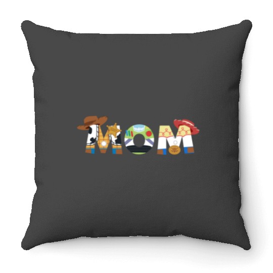 disneys And Pixars Toy Story Mom Mothers Day Birthday Throw Pillows