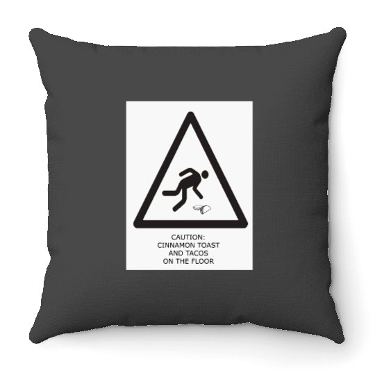 Cinnamon Toast and Tacos on the Floor - Disney3 Safety Spiel Baseball ¾ Sleeve Throw Pillows
