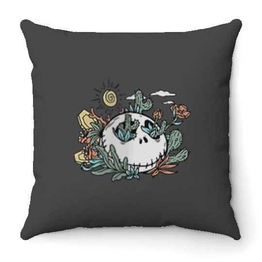 disneys The Nightmare Before Christmas Pocket Desert Skull Throw Pillows