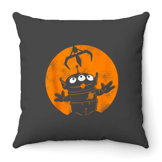 disneys pixars Toy Story Alien Claw Close Encounter Halloween Throw Pillows