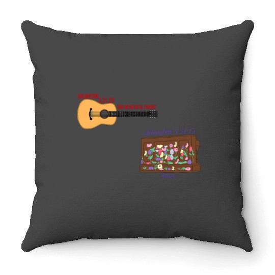 Arlington N1 Eras Tour Surprise Songs PackActive Throw Pillows