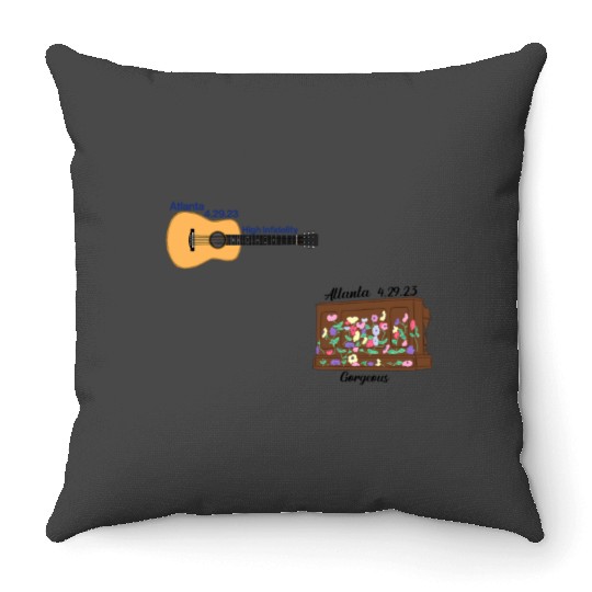 Atlanta N2 Eras Tour Surprise Songs PackActive Throw Pillows