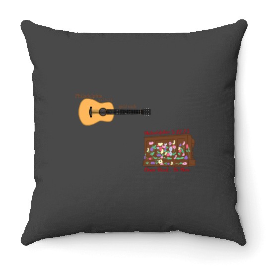Discover Phila delphia N1 Eras Tour Surprise Songs PackActive Throw Pillows