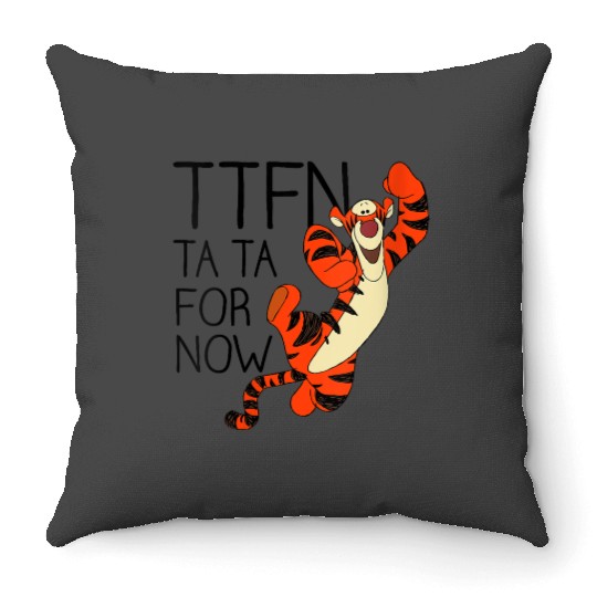 disneys Winnie The Pooh Tiger Ta Da For Now Throw Pillows