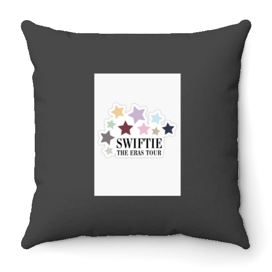 Discover Taylor  Eras tour Sticker2 Throw Pillows