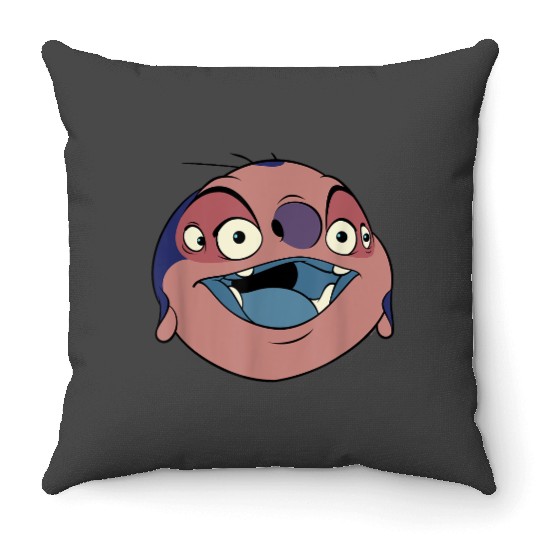 Disney Lilo Stitch Jumba Jookiba Smiling Big Face Costume  Gifts Throw Pillows