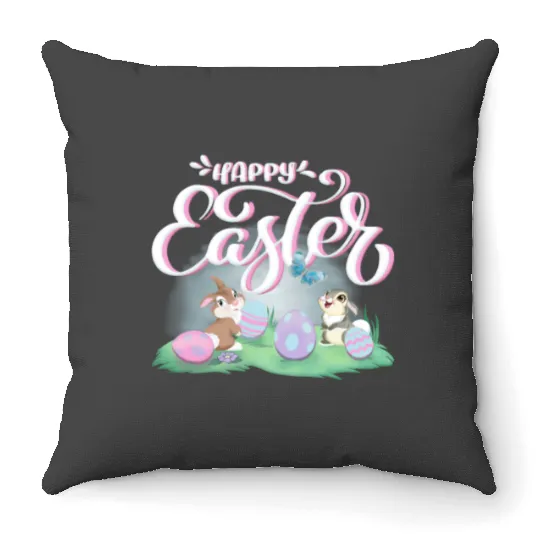 Disney Bambi Happy Easter Thumper Amp Miss Bunny Throw Pillows