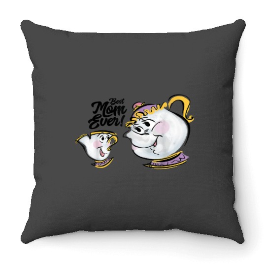 Disney Beauty and the Beast Chip Mrs. Potts Best Throw Pillows