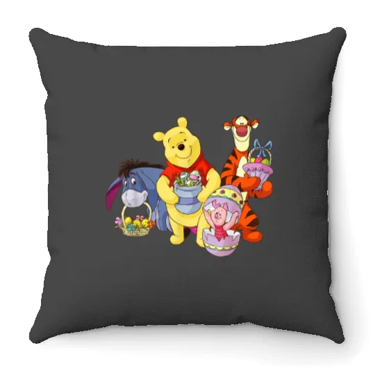 Disney Easter Winnie The Pooh2 Throw Pillows