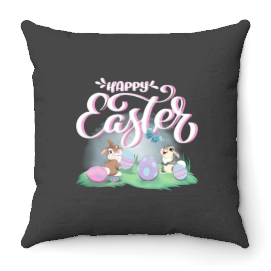 Disney Bambi Happy Easter Thumper Amp Miss Bunny Throw Pillows