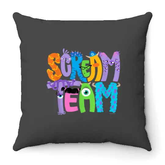 Disney and Pixar’s Monsters, Inc. Scream Team Ha Throw Pillows