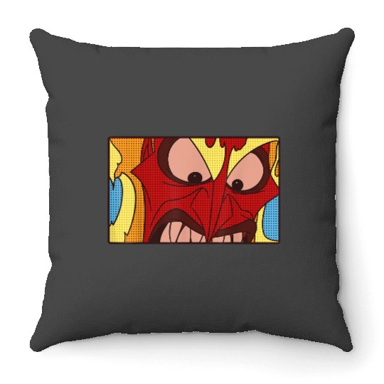 disneys Hercules Hades Pop Art Poster Graphic Throw Pillows