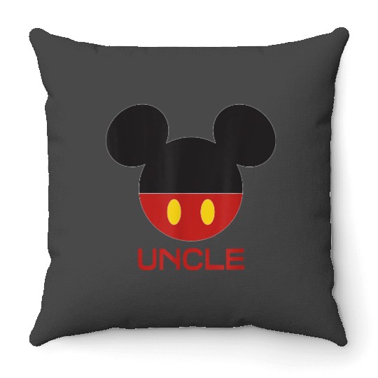 Disney Mickey Mouse Icon Shorts Uncle Birthday Fathers Day Gifts Trends Throw Pillows