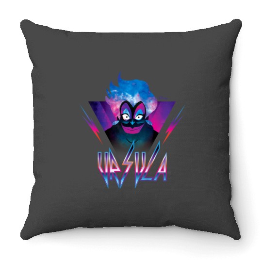 disneys Villains   Ursula Glam Rock Throw Pillows