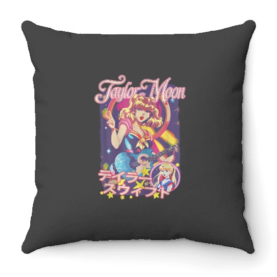 Discover  Funny Taylor Moon Personalized Taylor First Name Gift Throw Pillows