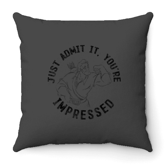 Disney Beauty The Beast Gaston Impressive Graphic Throw Pillows