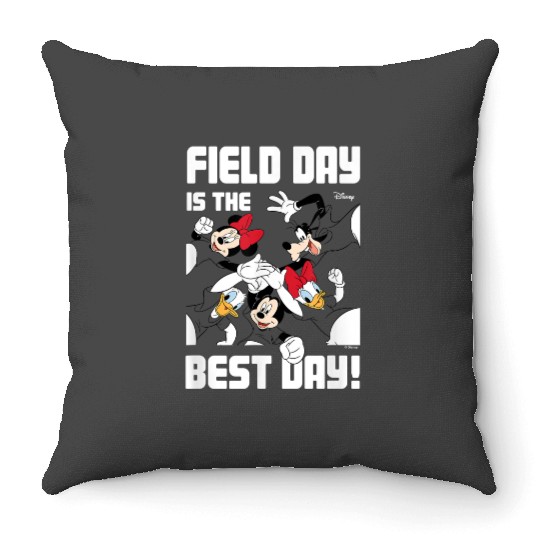 disneys Field Day Is The Best Day Throw Pillows