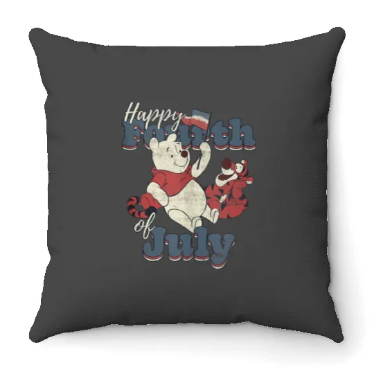 disneys Winnie The Pooh Happy 4th Of July Pooh And Tigger Throw Pillows