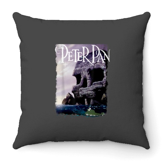 Disneys Peter Pan Tick Tock Croc Skull Rock Shoreline Throw Pillows