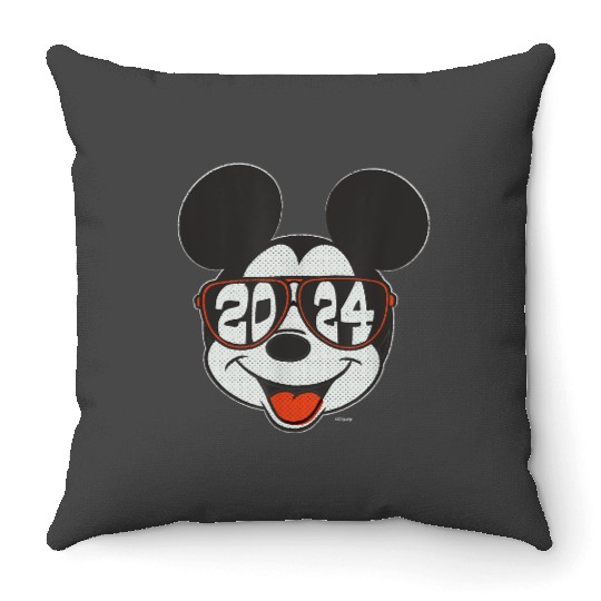 Disney Mickey Mouse Class Of 2024 Graduation 24 Sunglasses gifts trends Throw Pillows