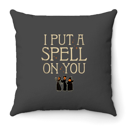 Disney Hocus Pocus I Put A Spell On You Halloween Throw Pillows