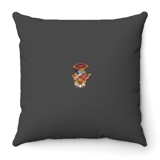 Disney The Muppets Dr Teeth Electric Mayhem Keyboard Band Throw Pillows