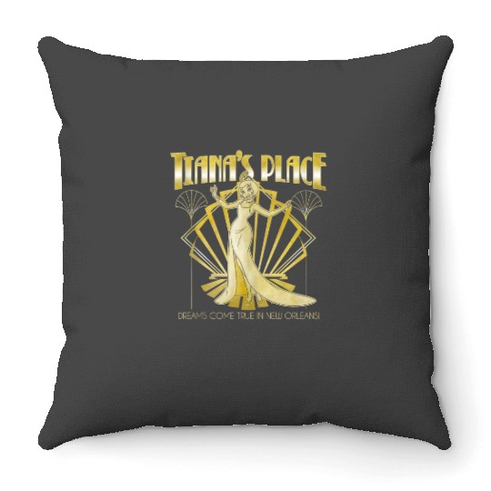 Disney The Princess The Frog Tianas Place New Orleans Throw Pillows