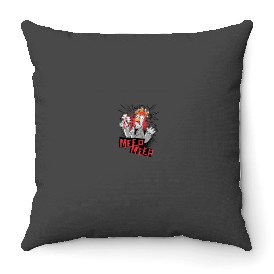 Disney The Muppets Beaker Meep Meep Throw Pillows
