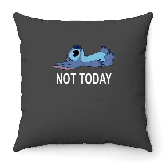 Kids Disney Lilo & Stitch Not Today Tired Pose C Throw Pillows
