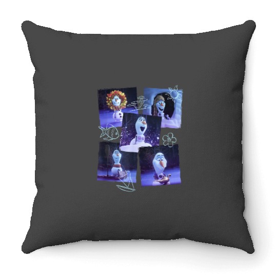 Disney Olaf Presents Classic Costume Panels Throw Pillows