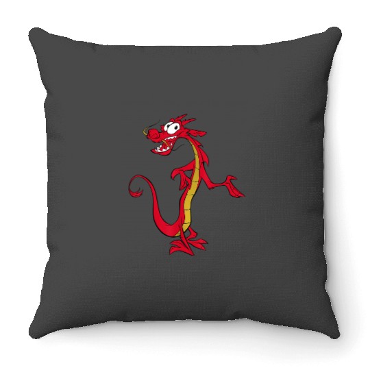 Disney Mulan Mushu Dragon TShirt Throw Pillows