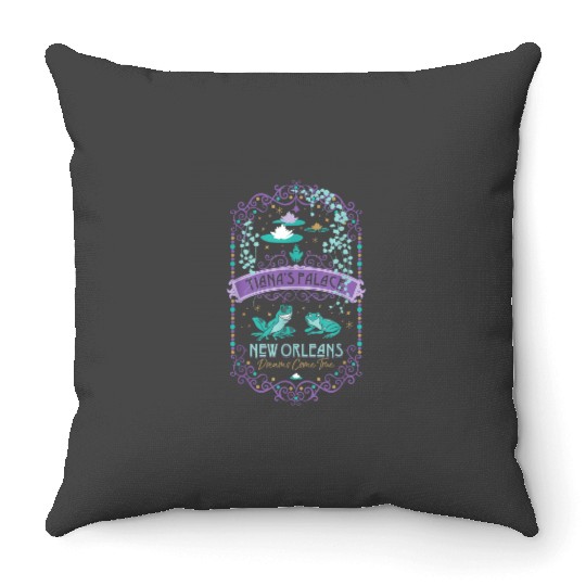 Disney Princess And The Frog Tianas Place New Or Throw Pillows
