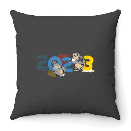 Disneyss Bambi Thumper 2023 Year Of The Rabbit Throw Pillows