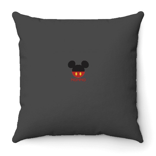 Disney Mickey Mouse Icon Shorts Nonno La Festa del Pap Throw Pillows
