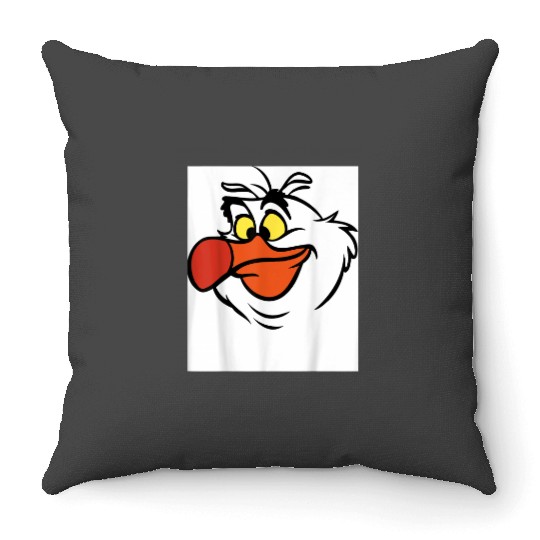 Disney The Little Mermaid Scuttle Seagull Throw Pillows