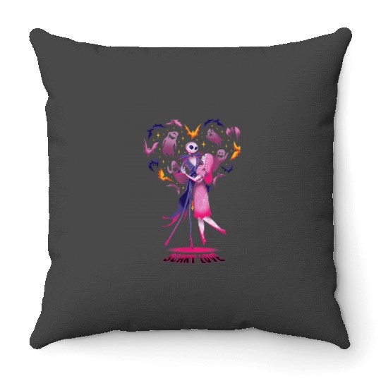 Disney The Nightmare Before Christmas Jack Sally Throw Pillows