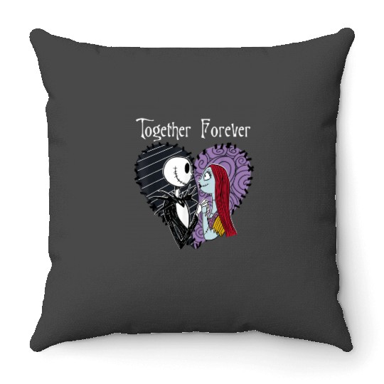 Disney The Nightmare Before Christmas Jack Sally Throw Pillows