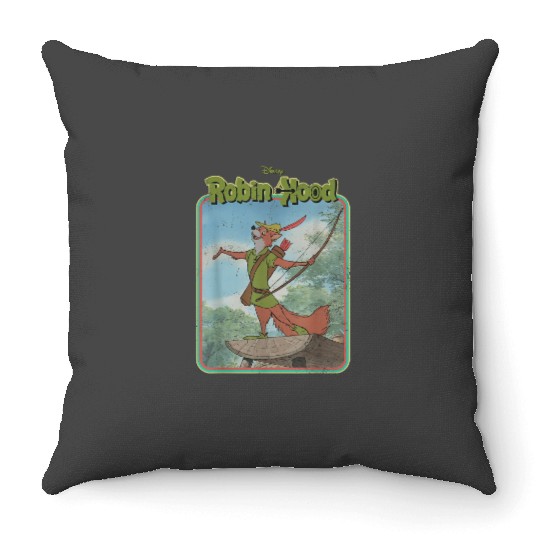 Disney Robin Hood Retro Throw Pillows