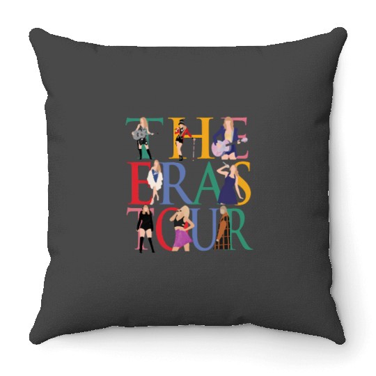 Discover Colorful Taylor Táylor Swift Throw Pillows
